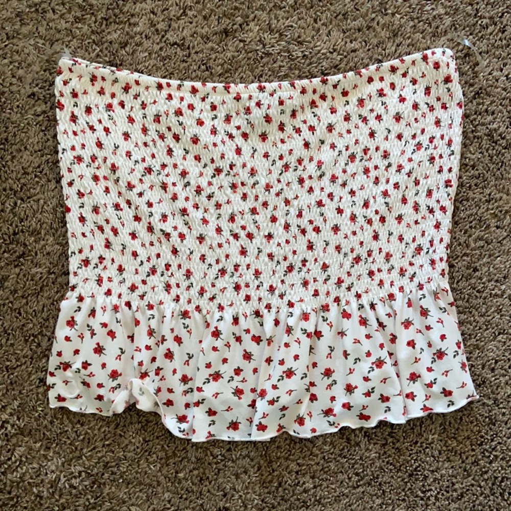 Rose tube top